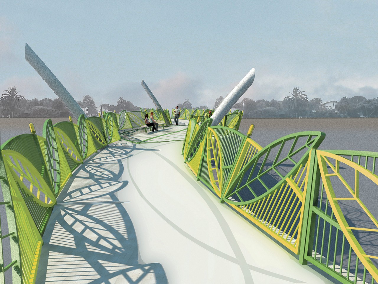 Leaf Bridge, Culver City, California | Image 1 | Ed Carpenter, Artist
