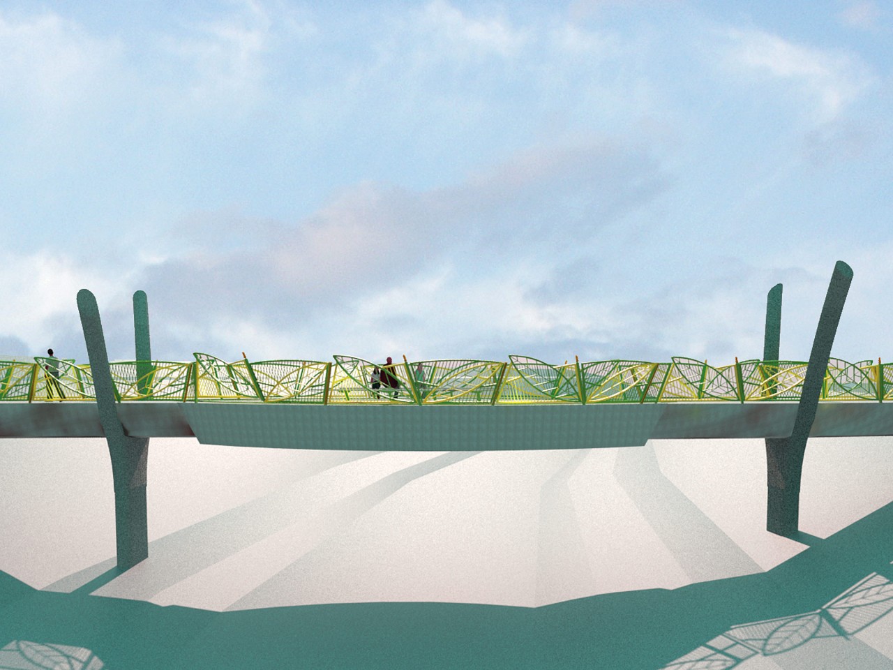 Leaf Bridge, Culver City, California | Image 3 | Ed Carpenter, Artist