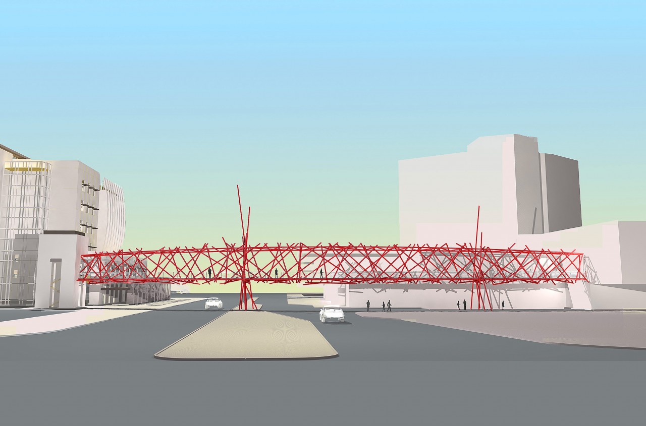 Pedestrian Bridge, Las Vegas, Nevada | Image 4 | Ed Carpenter, Artist