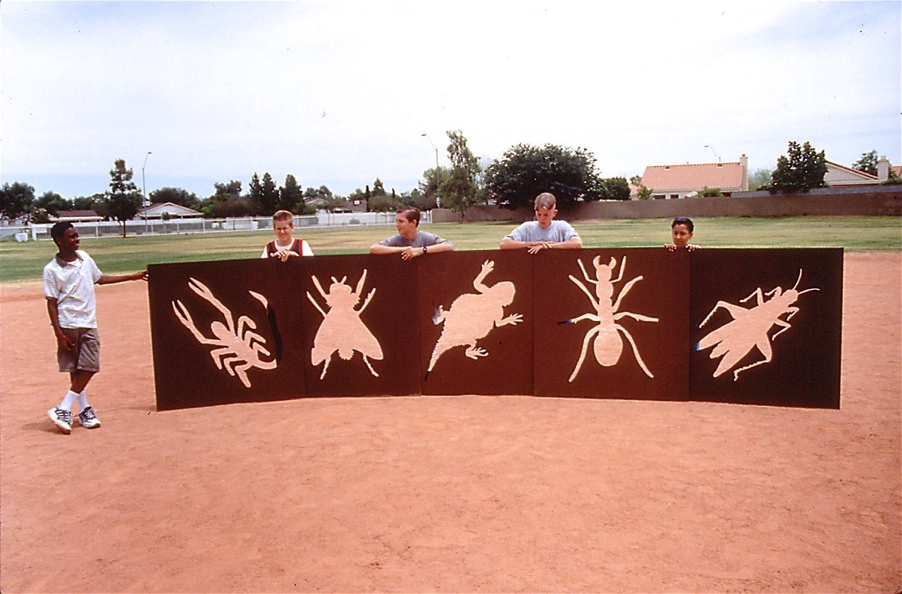 Grasshopper Pedestrian Bridge, Pheonix, Arizona | Image 6 | Ed Carpenter, Artist